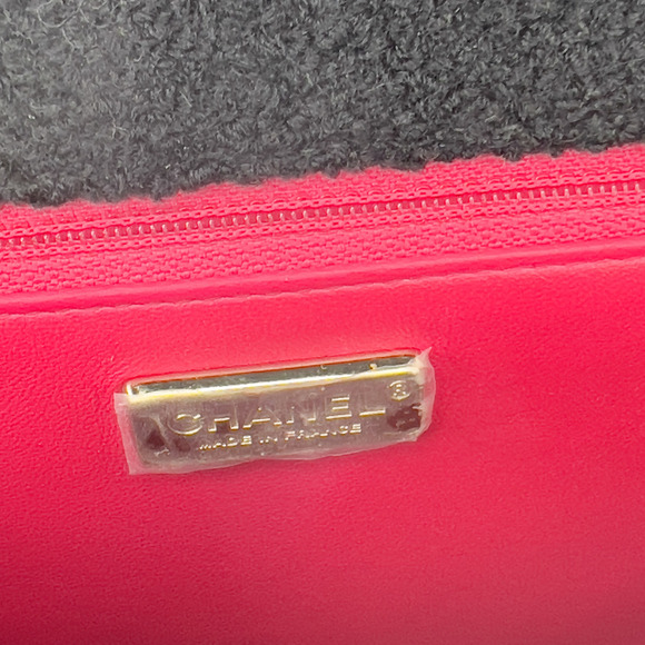 Chanel embroidered nunber tweed double flap bag - Picture 2 of 9